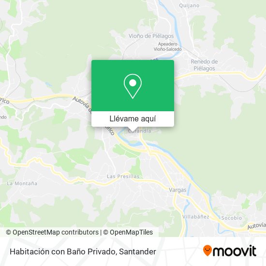 Mapa Habitación con Baño Privado
