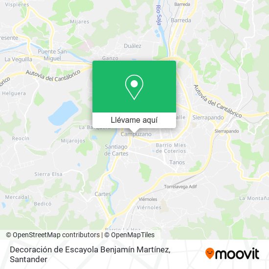 Mapa Decoración de Escayola Benjamín Martínez