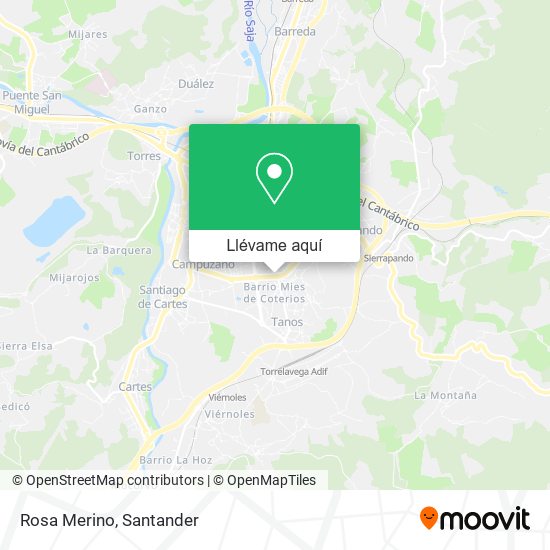 Mapa Rosa Merino