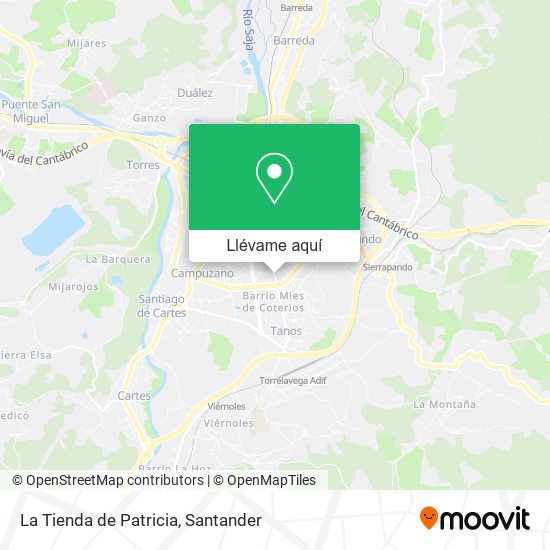 Mapa La Tienda de Patricia