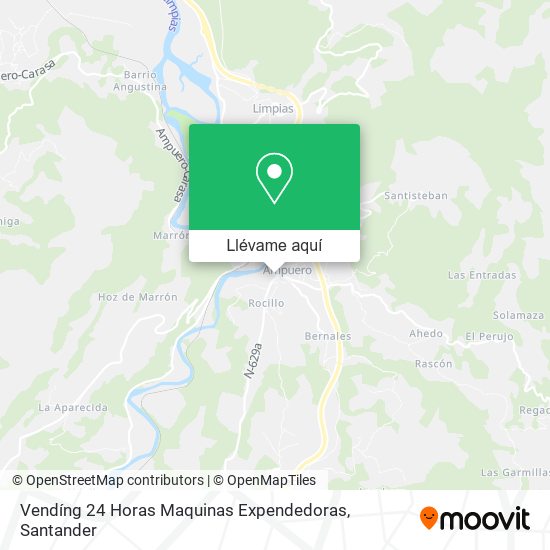 Mapa Vendíng 24 Horas Maquinas Expendedoras
