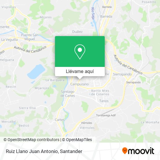 Mapa Ruiz Llano Juan Antonio