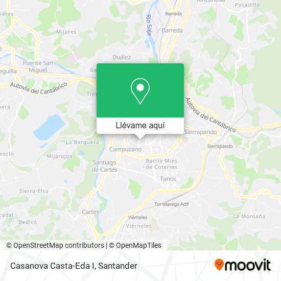 Mapa Casanova Casta-Eda I