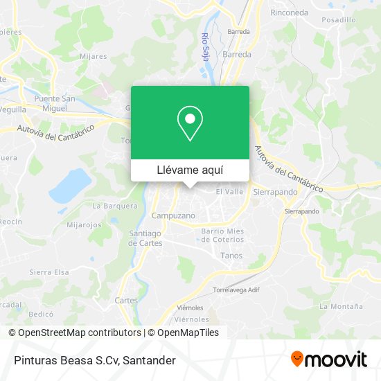 Mapa Pinturas Beasa S.Cv