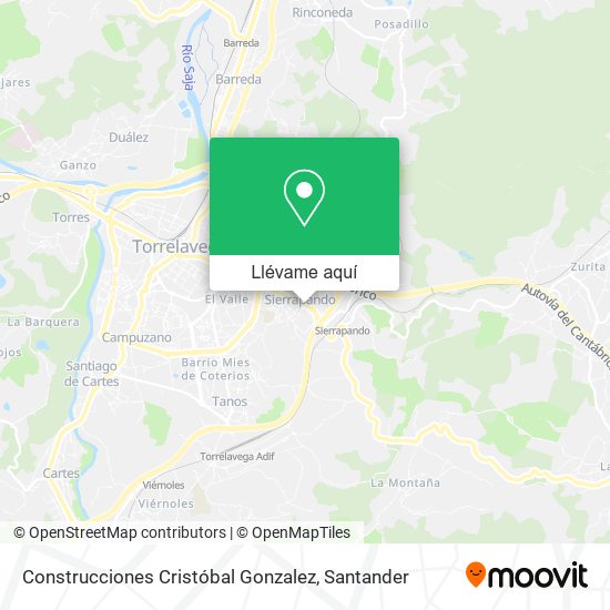 Mapa Construcciones Cristóbal Gonzalez