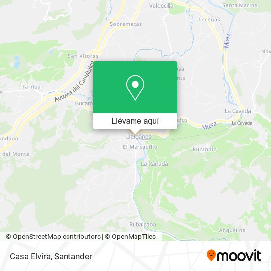 Mapa Casa Elvira