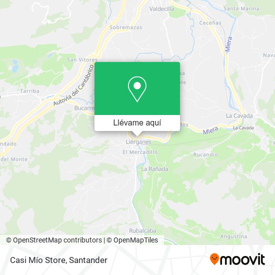 Mapa Casi Mío Store