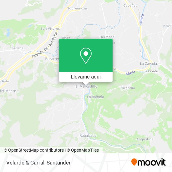 Mapa Velarde & Carral