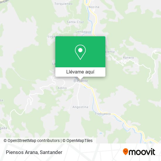 Mapa Piensos Arana