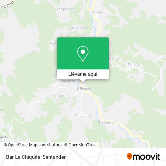 Mapa Bar La Chiquita