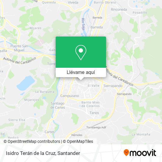 Mapa Isidro Terán de la Cruz