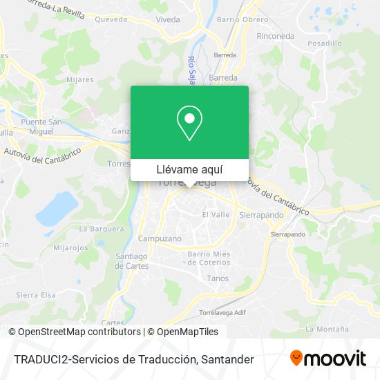 Mapa TRADUCI2-Servicios de Traducción