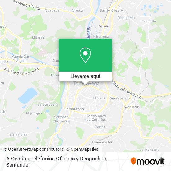 Mapa A Gestión Telefónica Oficinas y Despachos