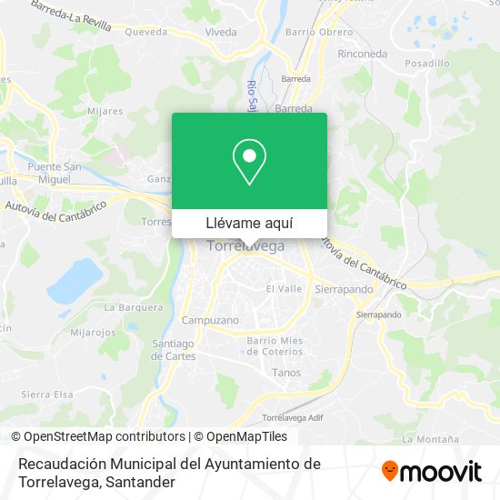 Mapa Recaudación Municipal del Ayuntamiento de Torrelavega