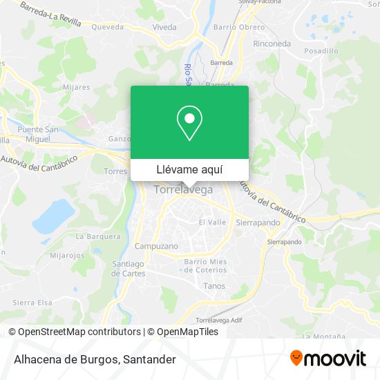 Mapa Alhacena de Burgos