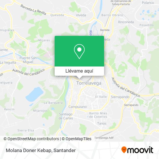 Mapa Molana Doner Kebap