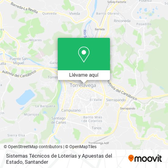 Mapa Sistemas Técnicos de Loterías y Apuestas del Estado