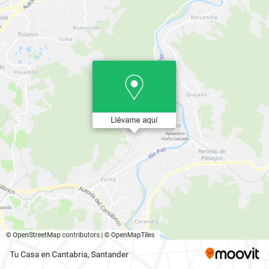 Mapa Tu Casa en Cantabria