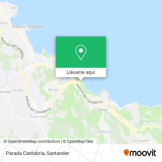 Mapa Parada Cantabria