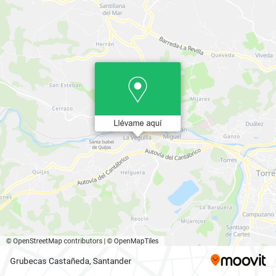Mapa Grubecas Castañeda