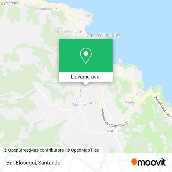 Mapa Bar Elosegui