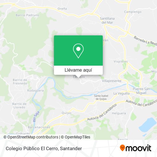 Mapa Colegio Público El Cerro