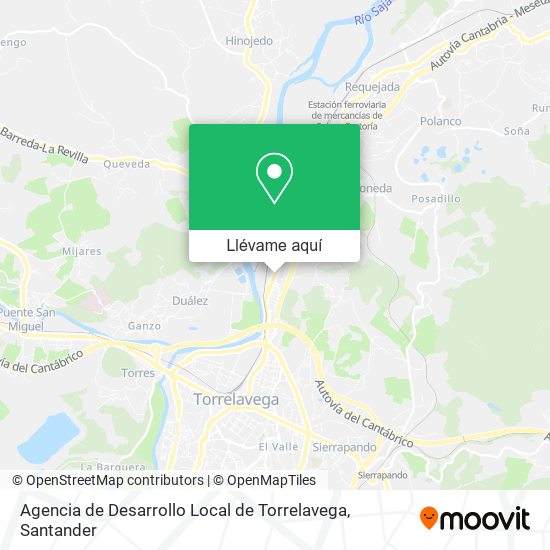 Mapa Agencia de Desarrollo Local de Torrelavega