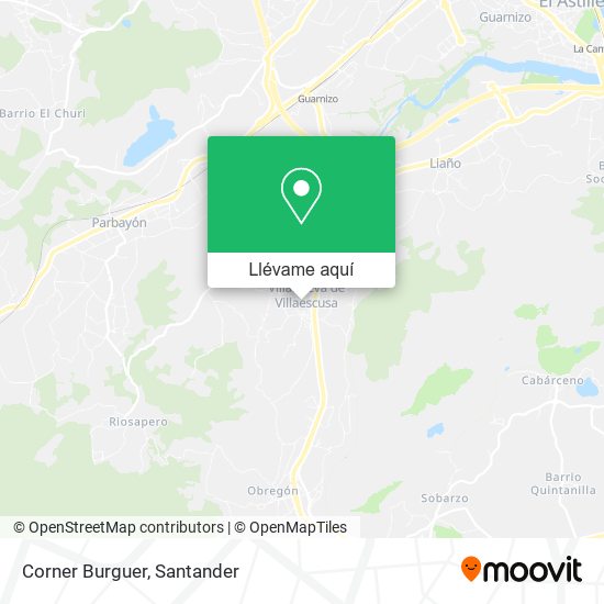 Mapa Corner Burguer