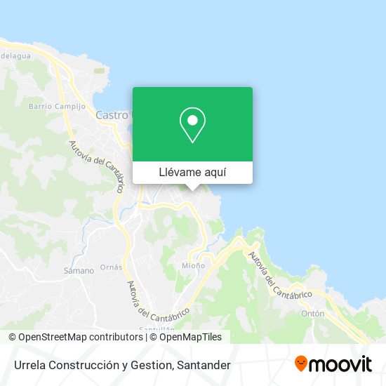 Mapa Urrela Construcción y Gestion