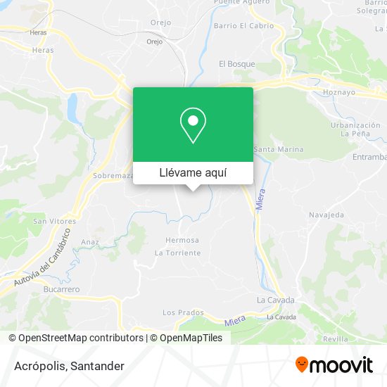 Mapa Acrópolis