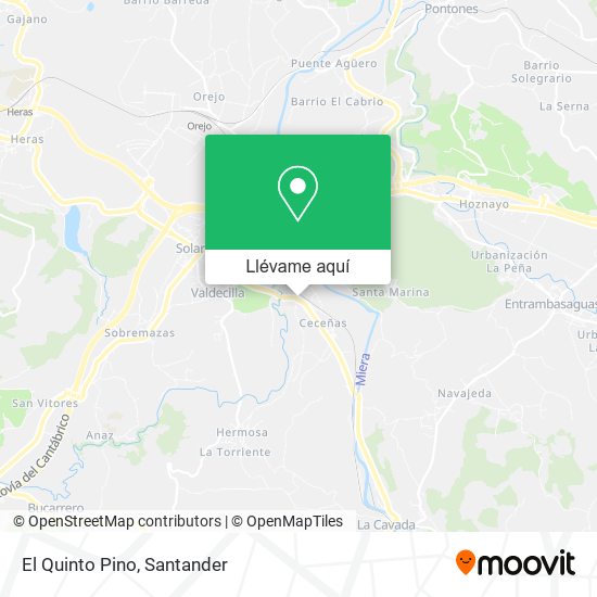 Mapa El Quinto Pino