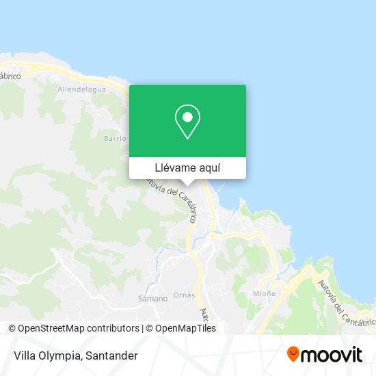 Mapa Villa Olympia