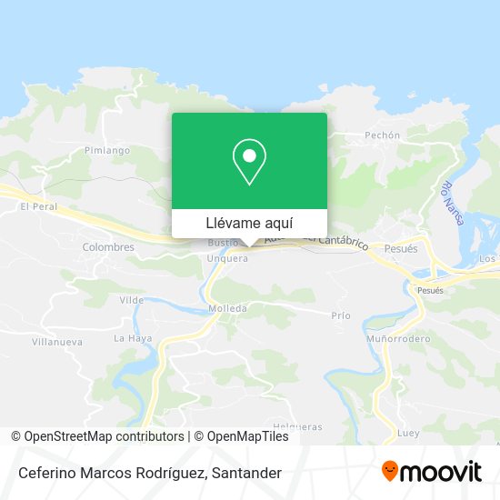 Mapa Ceferino Marcos Rodríguez