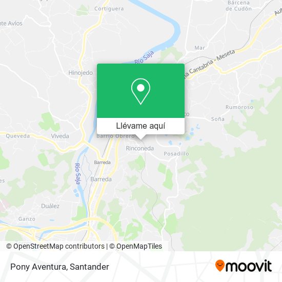Mapa Pony Aventura