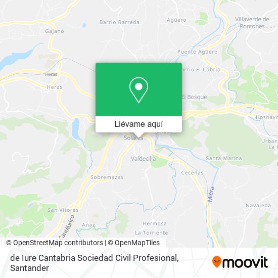 Mapa de Iure Cantabria Sociedad Civil Profesional