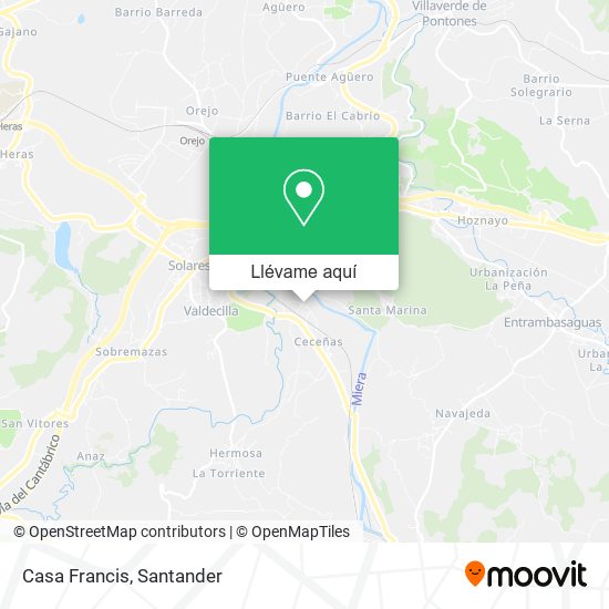 Mapa Casa Francis