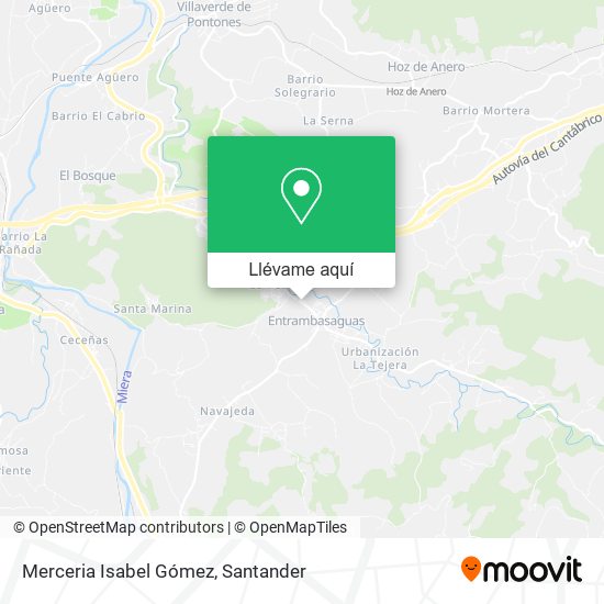 Mapa Merceria Isabel Gómez