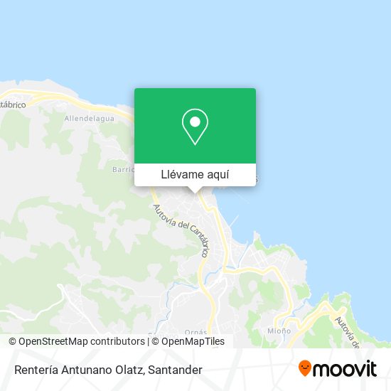 Mapa Rentería Antunano Olatz