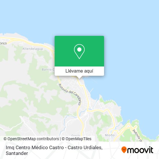 Mapa Imq Centro Médico Castro - Castro Urdiales
