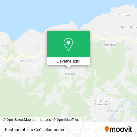 Mapa Restaurante La Ceña