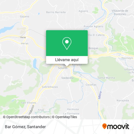 Mapa Bar Gómez
