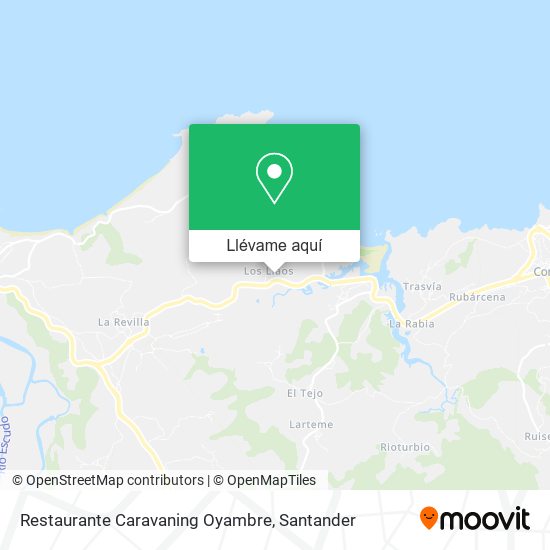 Mapa Restaurante Caravaning Oyambre