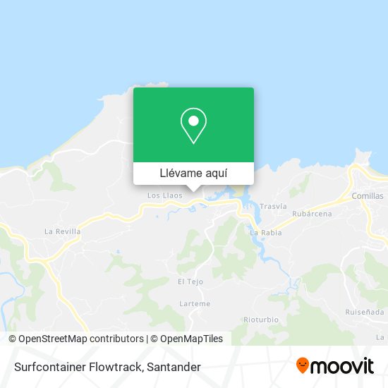Mapa Surfcontainer Flowtrack
