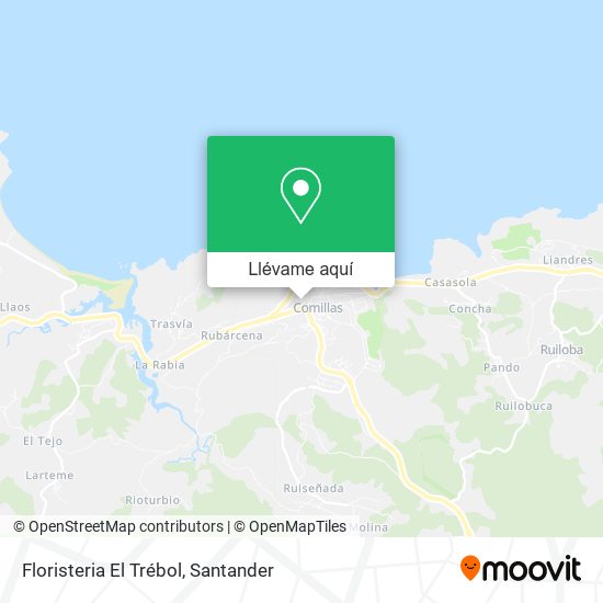 Mapa Floristeria El Trébol