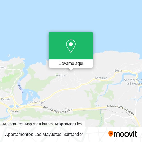 Mapa Apartamentos Las Mayuetas