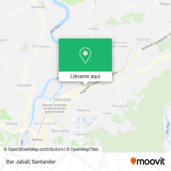 Mapa Bar Jabalí