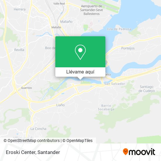 Mapa Eroski Center