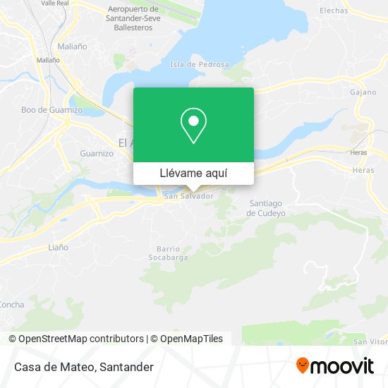 Mapa Casa de Mateo
