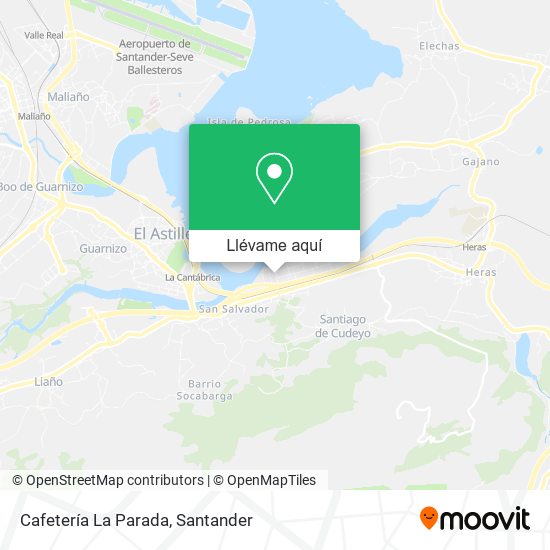 Mapa Cafetería La Parada