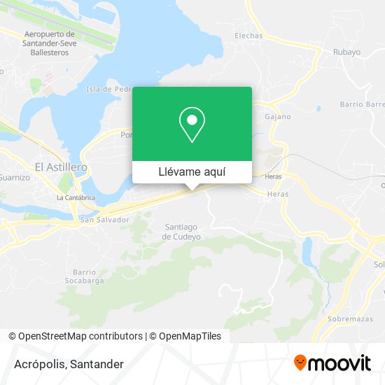 Mapa Acrópolis